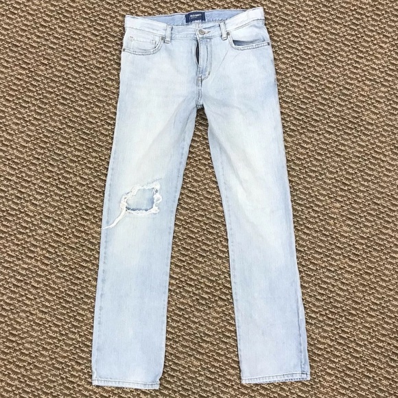 boys ripped jeans size 14